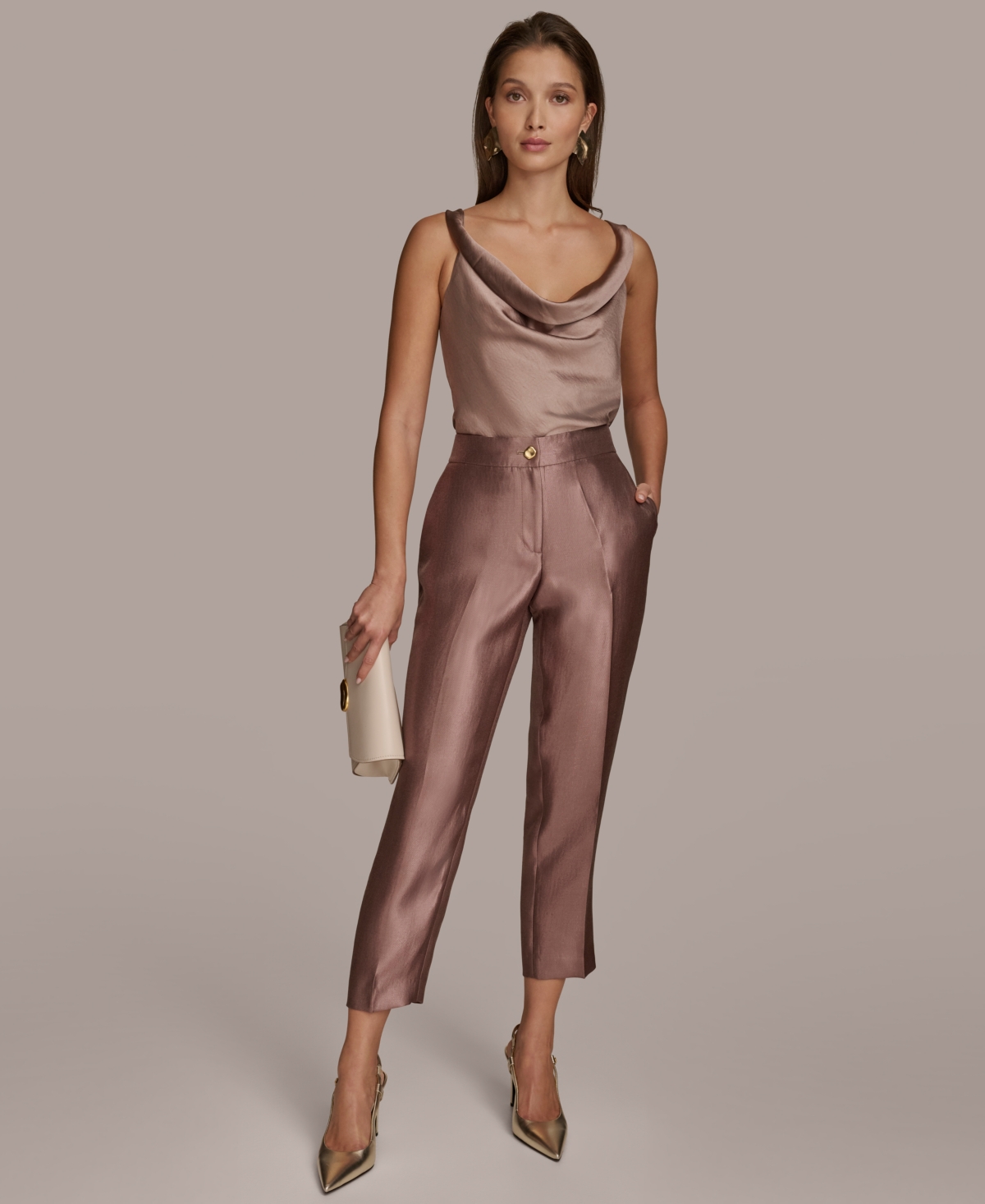 Donna Karan New York Women's Slim-Leg Ankle Pants