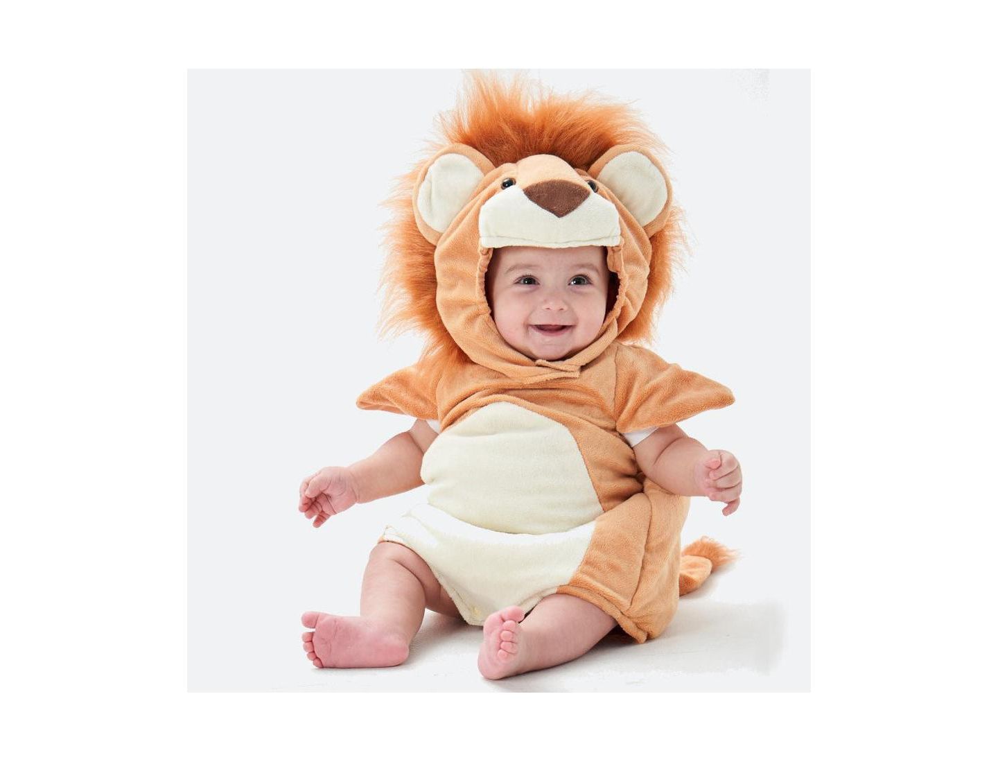 Dress Up America Lion Romper & Hood Costume Set - Infants Boy and Girl — фото 1