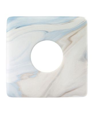 Waves Ceramic Tissue Box Cover