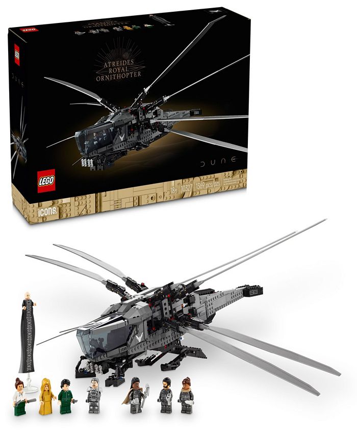 LEGO® Icons Dune Atreides Royal Ornithopter Build and Display Set 10327, 1369 Pieces - Multi - NO SIZE