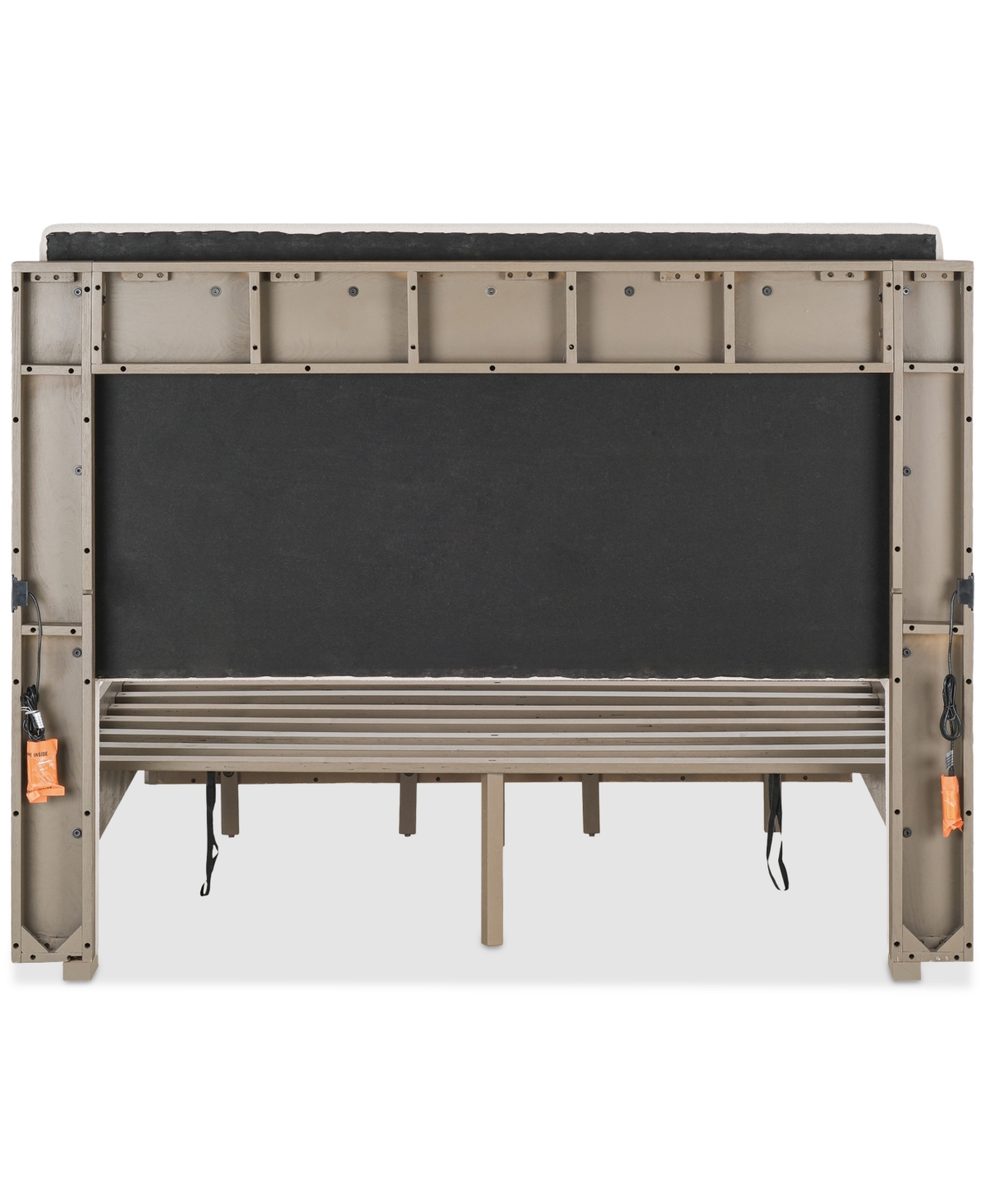 Macy's Portmore King Upholstered Storage Bed (with Soft Close Drawers), Created For  In No Color