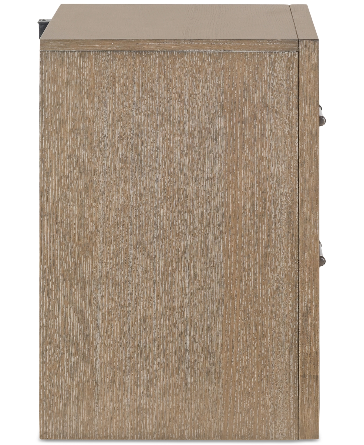 Macy's Portmore 2-drawer Nightstand (soft Close Drawers), Created For  In Brown