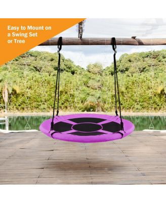40 Inch Flying Saucer Tree Swing Indoor Outdoor Play Set