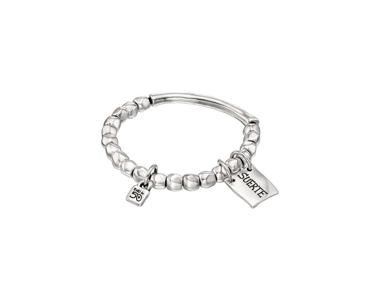 Sterling Silver Tubular Piece Beads Message Bracelet