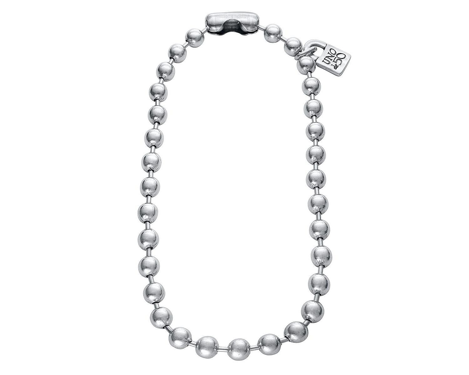 Sterling Silver Metal Clad Padlock Necklace