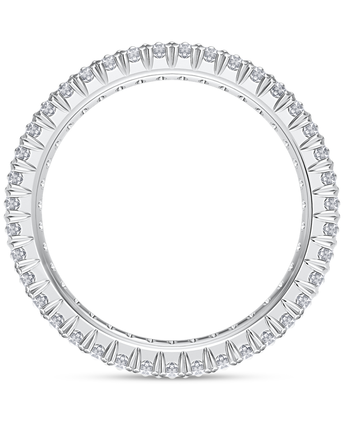 Macy's Diamond Eternity Ring (1 Ct. T.w.) In Platinum, 14k White Gold, 14k Gold, Or 14k Rose Gold In White Gold