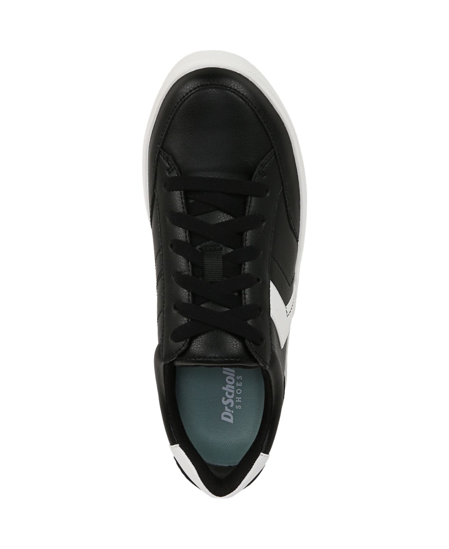 Женские кроссовки Dr. Scholl's Madison Lace-Up, цвет: Чёрный / Белая искусственная кожа — фото 4
