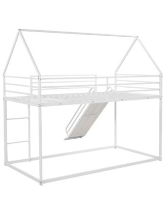 Streamdale Twin Over Twin House Bunk Bed With Ladder And Slide