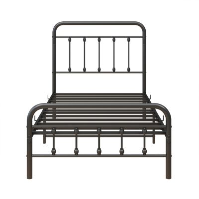 Streamdale Metal Platform Bed Frame With Headboard No Box Spring Needed Twin