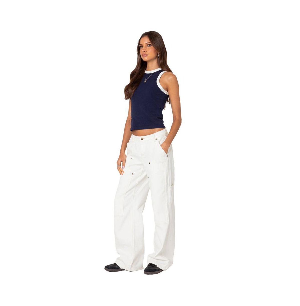 Edikted Women's Tammy Contrast Tank Top