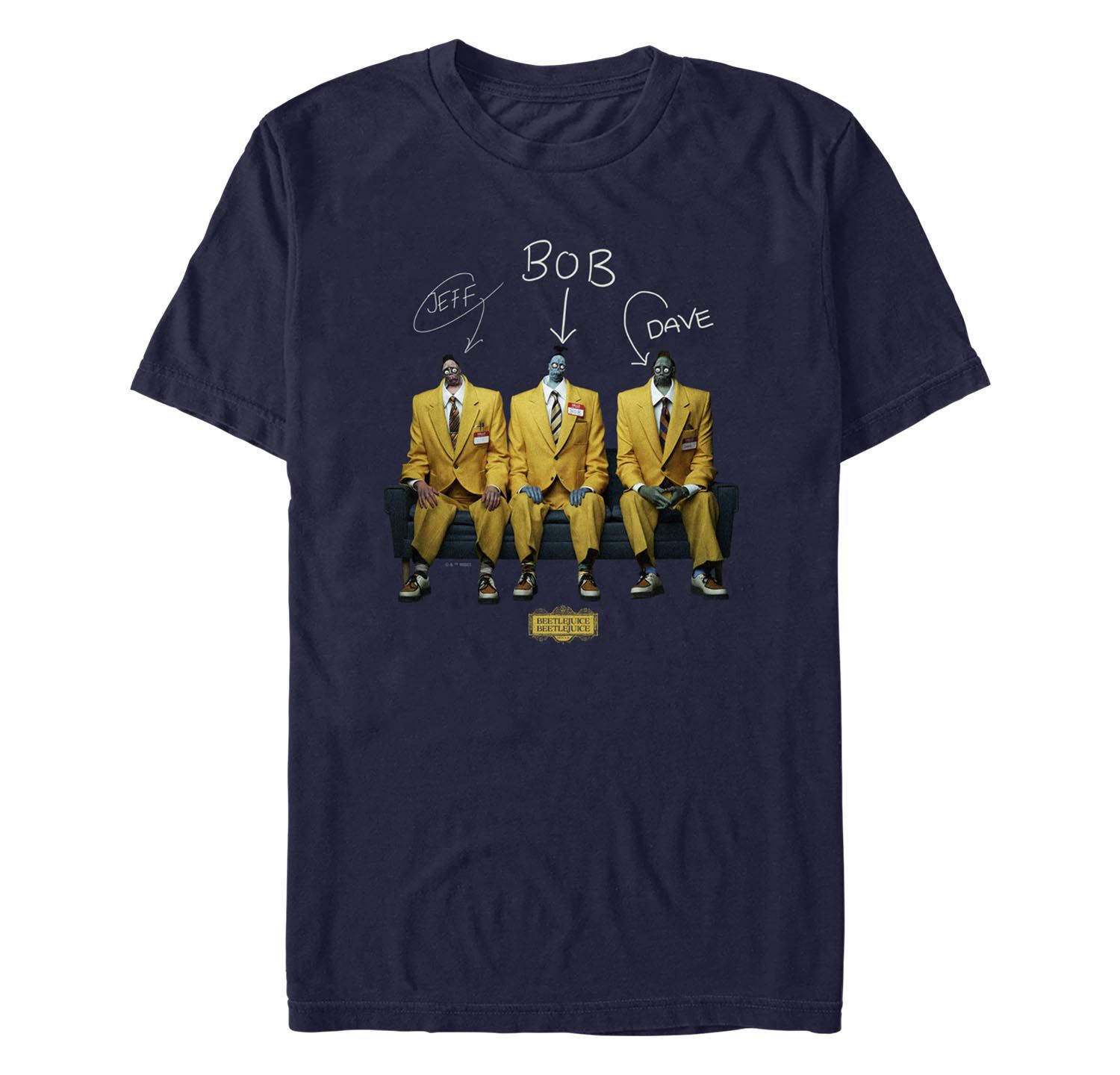 Men's Jeff Bob And Dave Short Sleeve T-Shirt