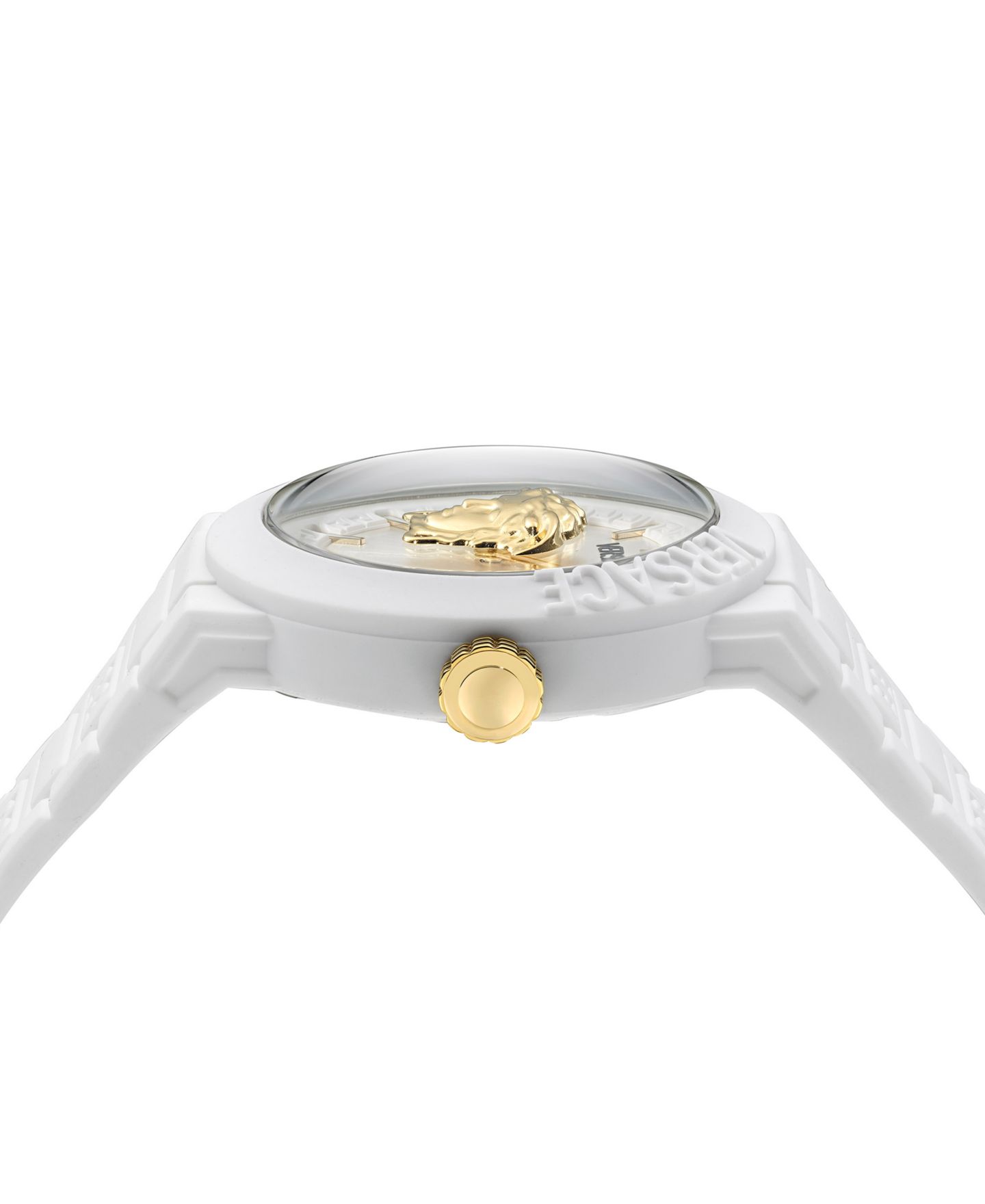 Мужские часы Versace Swiss V-Pop White Silicone Strap Watch 43mm — фото 3