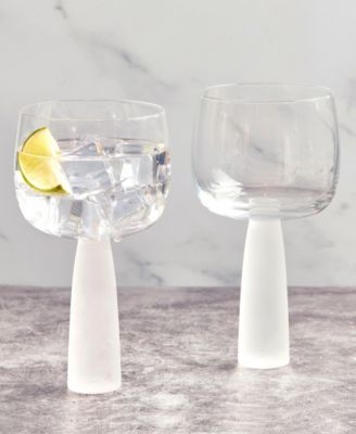 Oslo Gin Glasses Frost, Set of 2