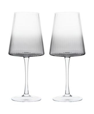 Empire Wine Glasses Smoke, Set of 2