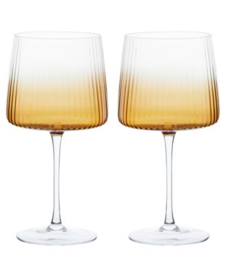 Empire Gin Glasses Amber, Set of 2