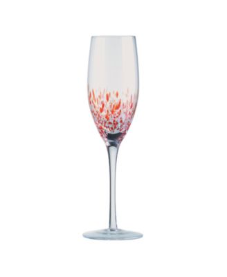 Speckle Champagne Flutes, Set of 4