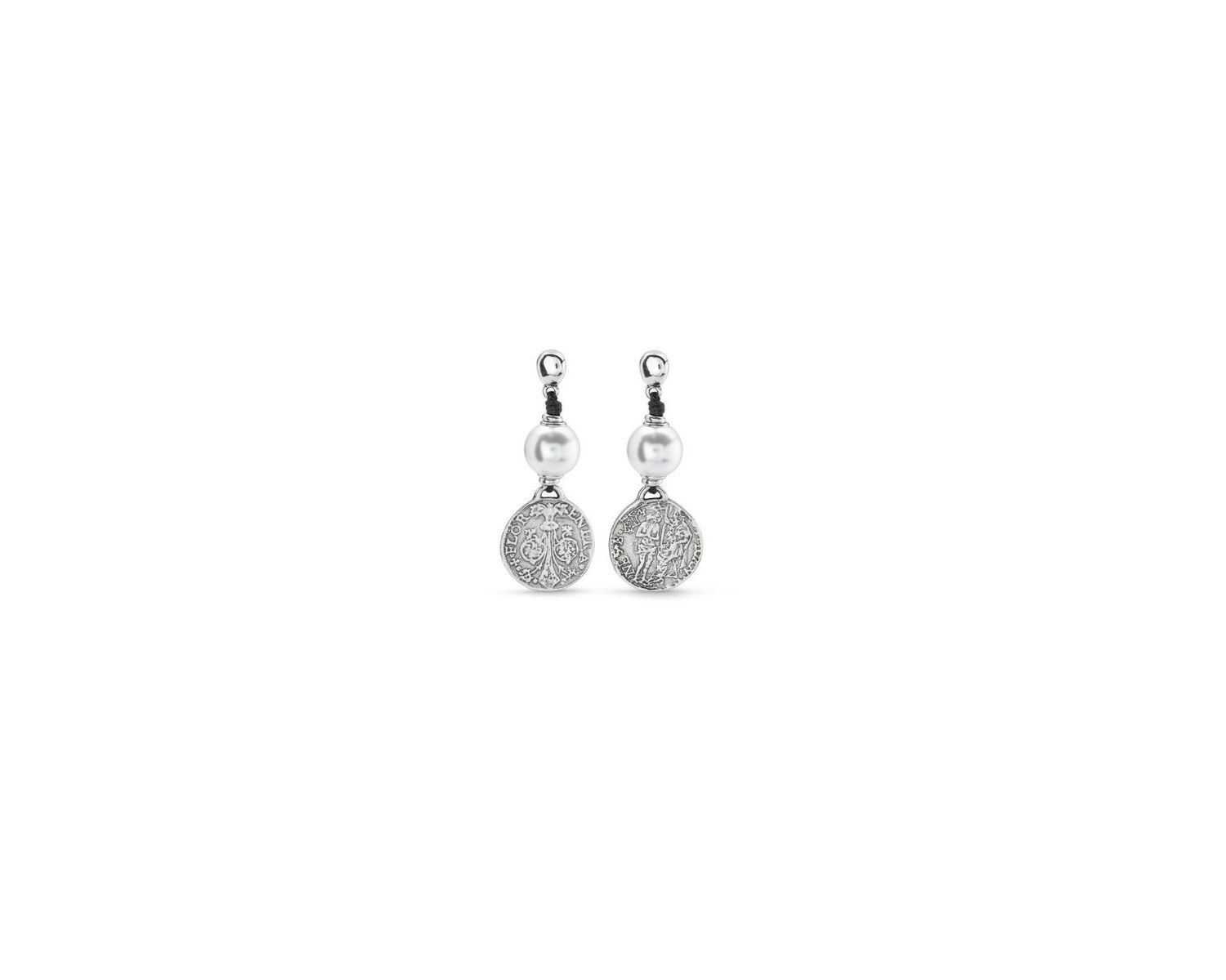 Sterling Silver Resin Stone Earrings
