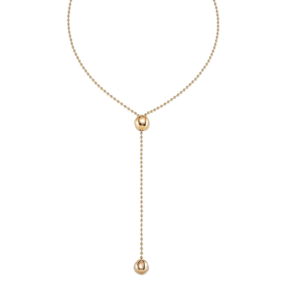 Unode50 18k Gold Plated Metal Alloy Necklace With Height-adjustable Chain In Gold