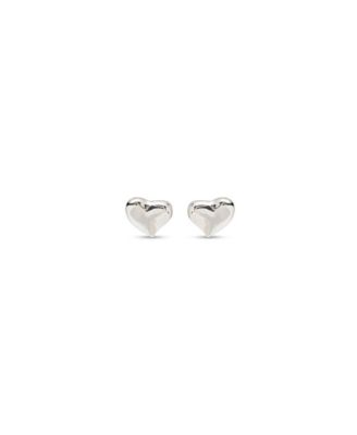 Medium Heart Shaped Metal Alloy Earring
