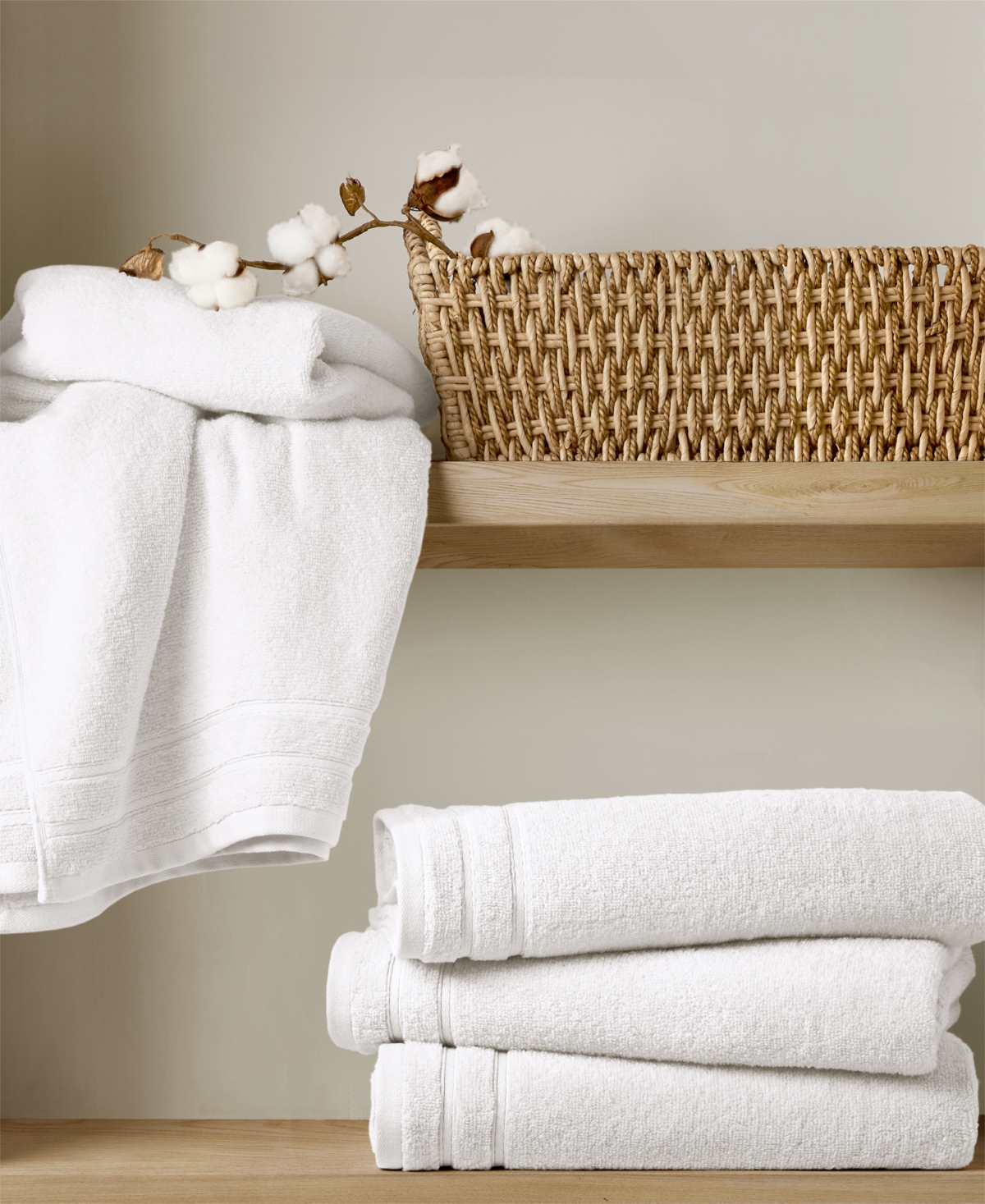 510 Design Essential Quick Dry Cotton 4-pc. Bath Towel Set In White