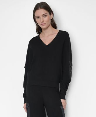 Women's Cargo V-Neck Sweater 