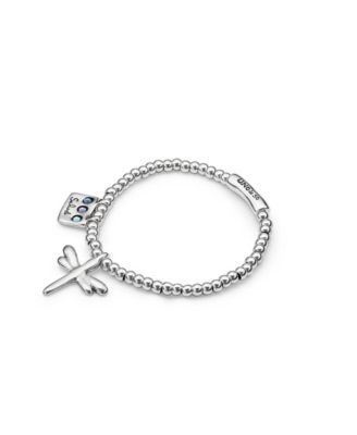 Sterling Silver Metal Beads Dragonfly Exquisite Bracelet