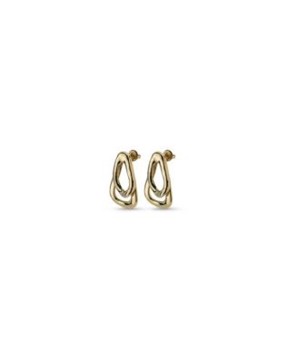 Metal Clad Hoop Earring
