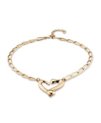 Metal Alloy Medium Heart Necklace
