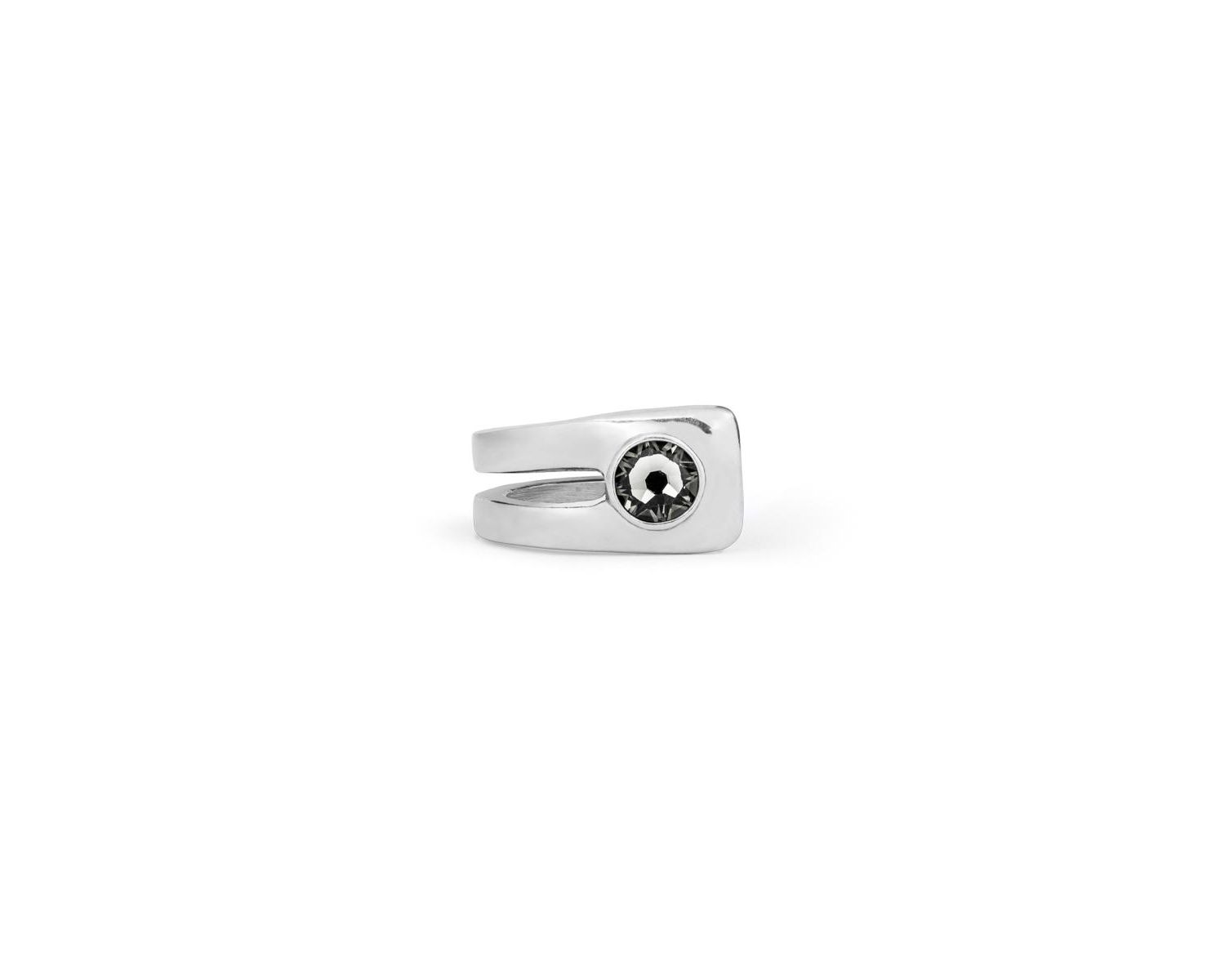 Sterling Silver Continuous Rectangular Link Metal Alloy Ring