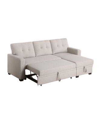 Streamdale Upholstered Pull Out Sectional Sofa With Chaise