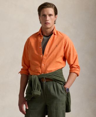 シャツ RALPH LAUREN Classic Fit Mineral-Dyed Oxford Shirt Polo Ralph Lauren Men's Classic Fit Mineral-Dyed Oxford