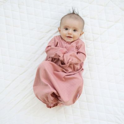 Baby Girls Gowns with Mitten Cuffs, 4-Pack