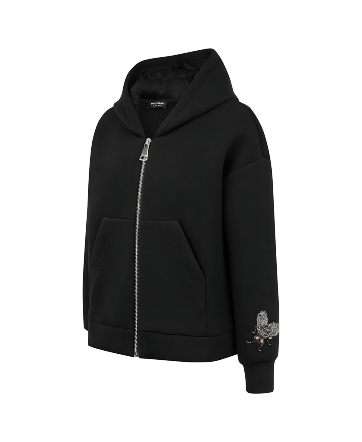 Nocturne Women's Zippered Kangaroo Pocket Sweatshirt