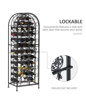 Stylish Wine Rack Cabinet for Efficient Storage and Display of Bottles and Glassware
