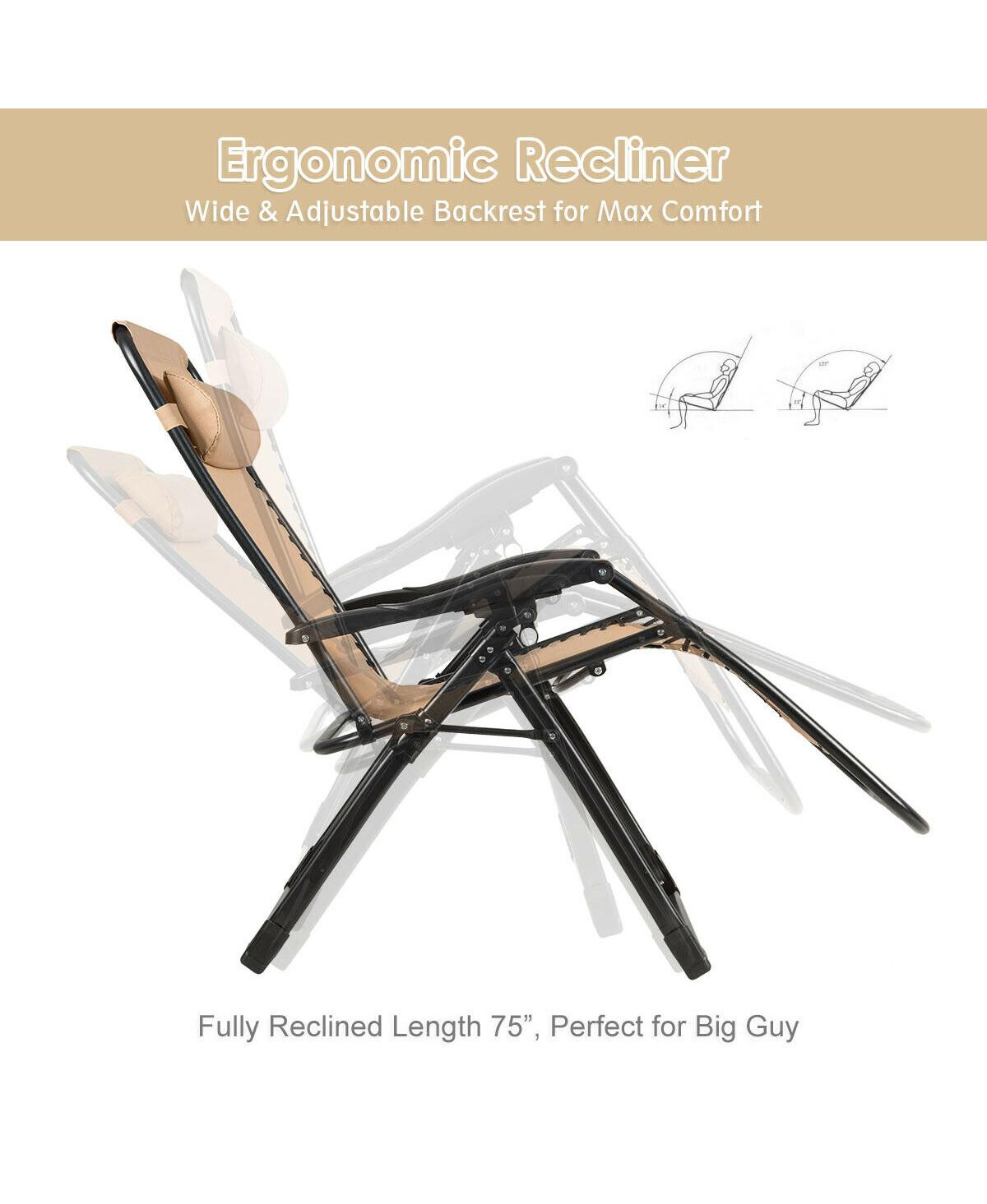Inolait Sugift Oversize Chair with Cup Holder of Heavy Duty for outdoor
