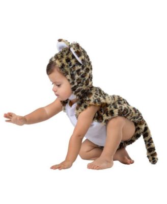 Kids Leopard Romper & Hood Costume Set