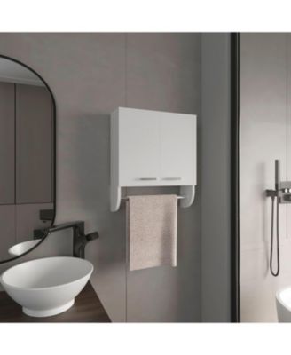 Huslia Medicine Cabinet with 2 Shelves and 2 Doors