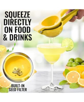 Premium Quality Metal Lemon Squeezer, Citrus Juicer, Manual Press