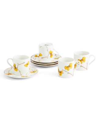 Butterfly Ginkgo Demitasse Set