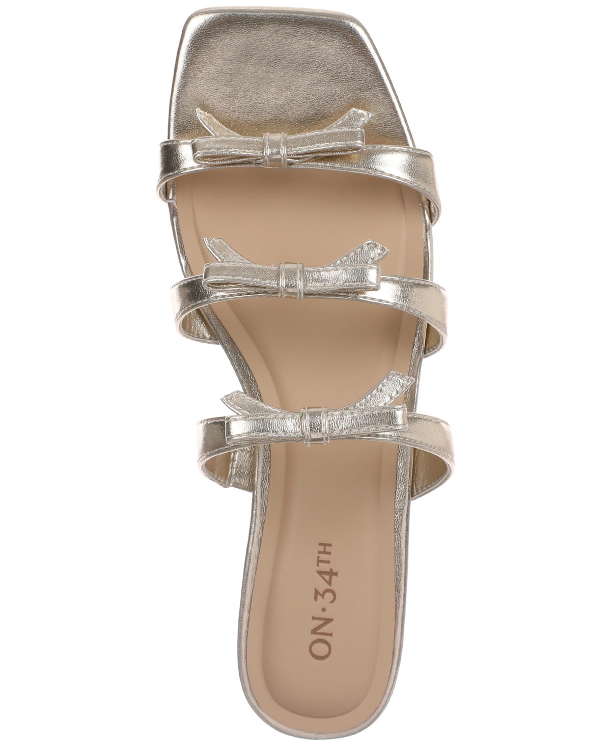 ON 34TH PATTIE STRAPPY BOW SANDALS, CREATED FOR MACY'S 