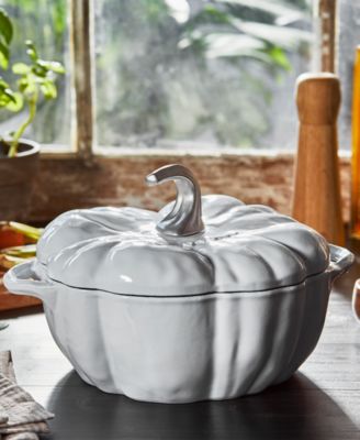 Enameled Cast Iron 3.5-Qt Pumpkin Dutch Oven