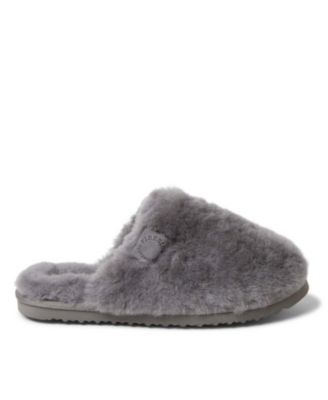 Women's Shelly Beach Genuine Shearling Fuzzy Scuff Slipper