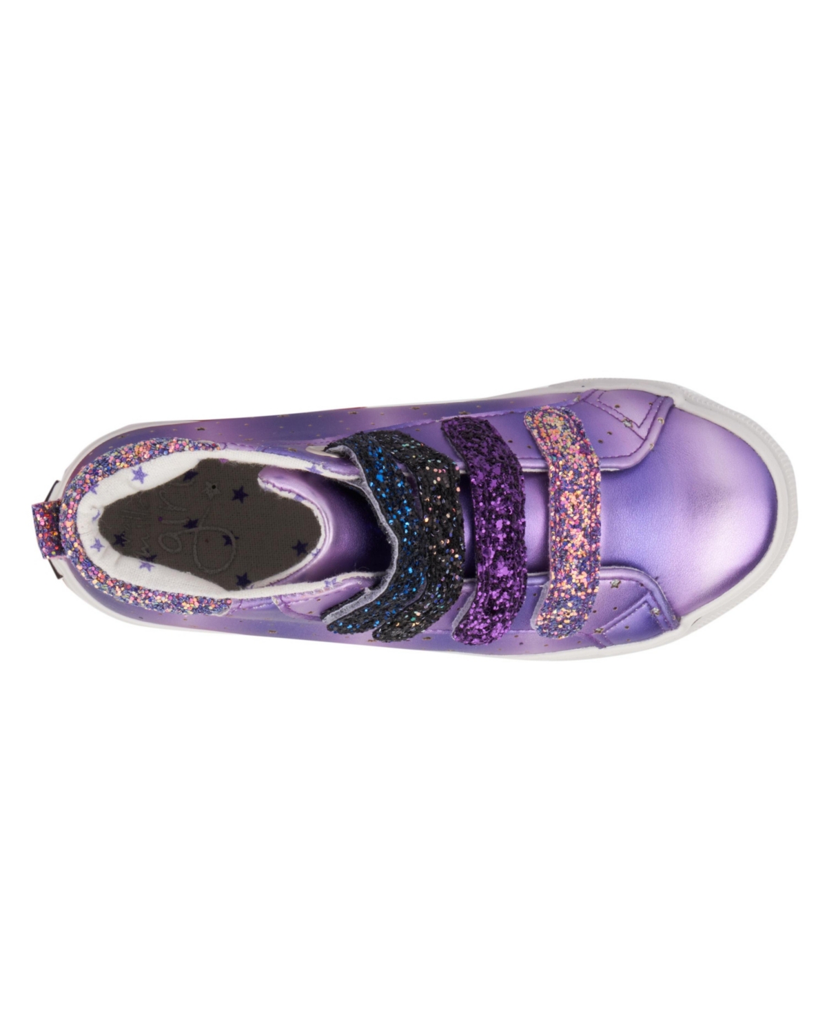 Olivia Miller Little Girls Rain Bow High Top Sneakers