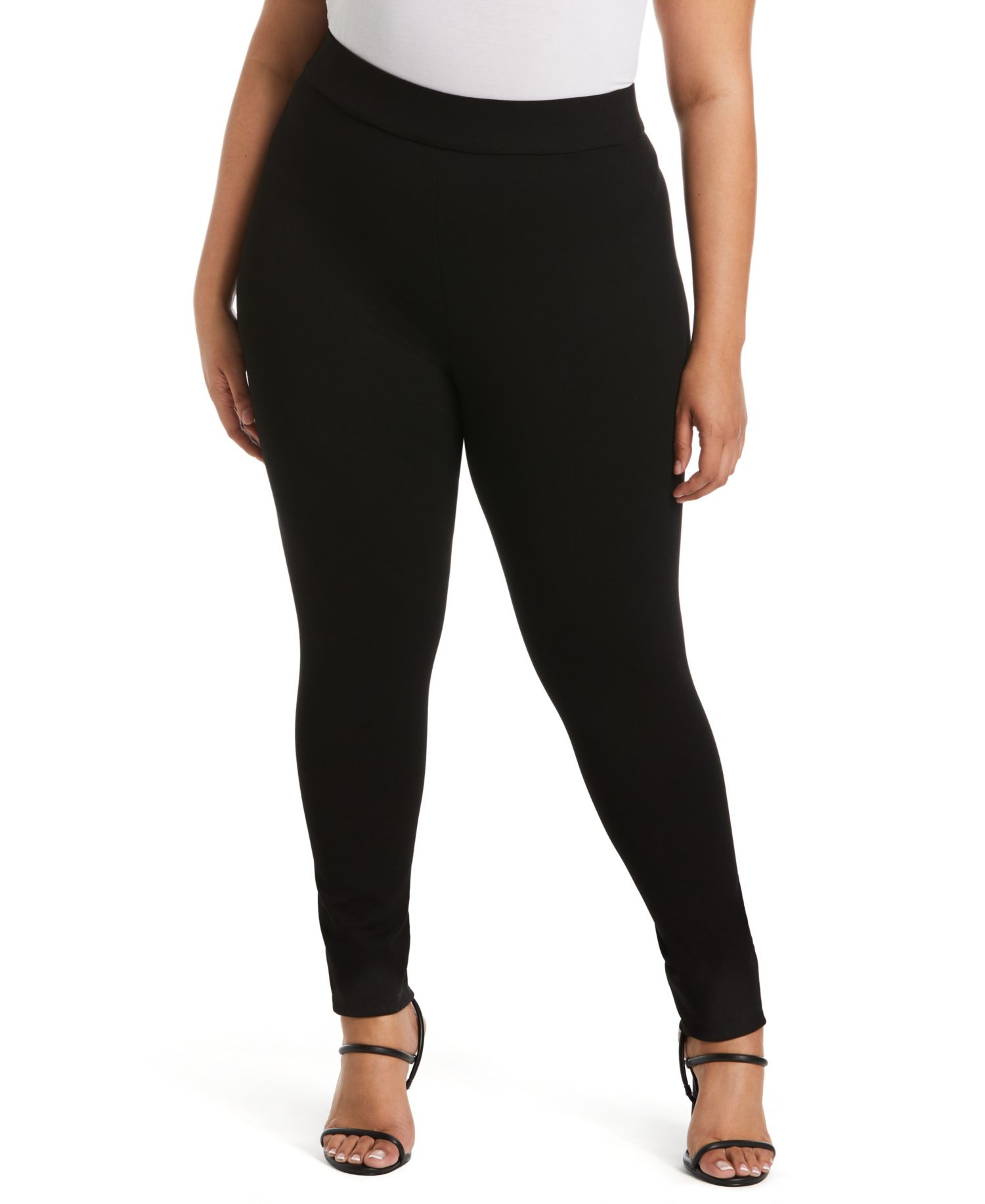 Plus Size Comfort Fit Seamed Back Legging Pants