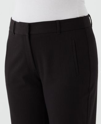 Plus Size Straight Leg Ankle Pants