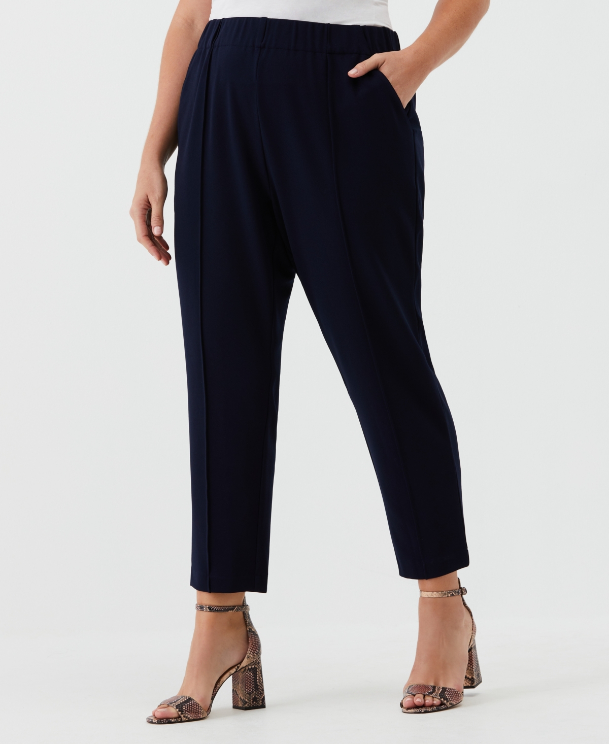 RAFAELLA PLUS SIZE EASY PULL ON PANTS 