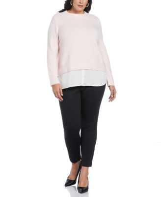 Plus Size Layered Sweater