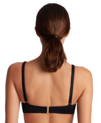 Women's Macrame-Ring Bikini Top