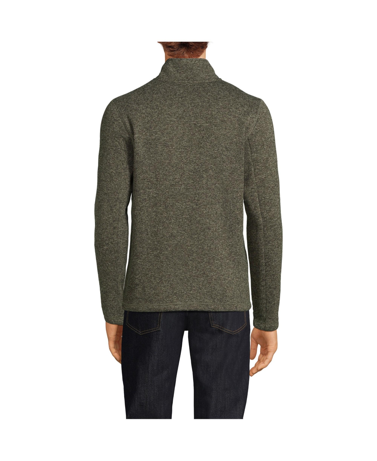 Lands end fleece half zip store
