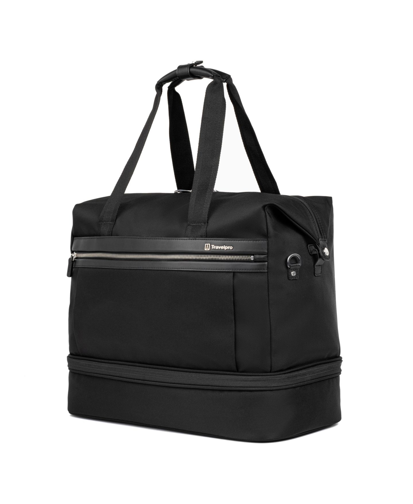 Сумка Travelpro Platinum Elite Drop-Bottom Weekender, цвет: Теневой чёрный — фото 7